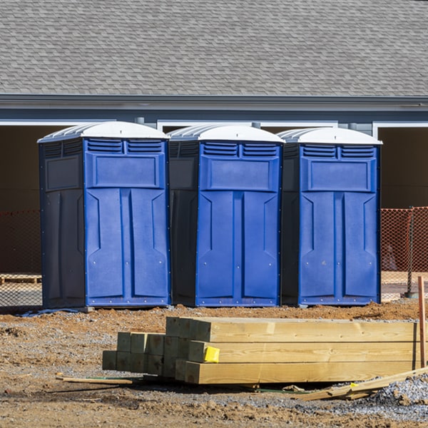 what is the expected delivery and pickup timeframe for the porta potties in Meddybemps